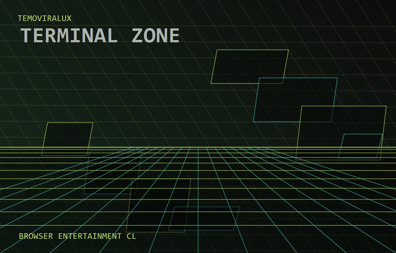 Futuristic terminal interface for TemoViralux session events